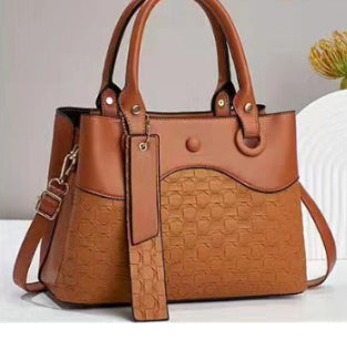 Amplio bolso bandolera para mujer en un elegante estilo coreano.