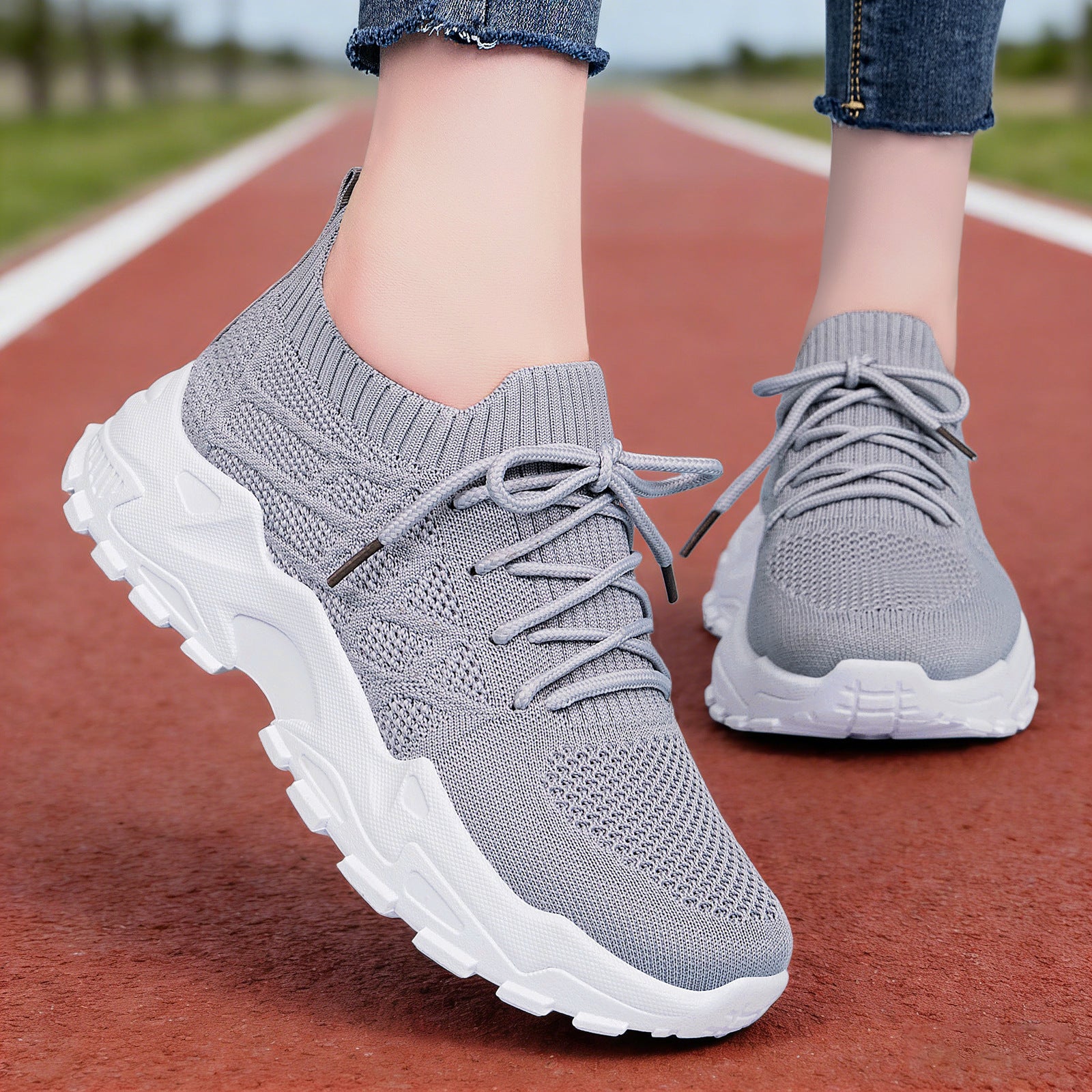 Casual Padded Sole Height Increasing Dad Shoes