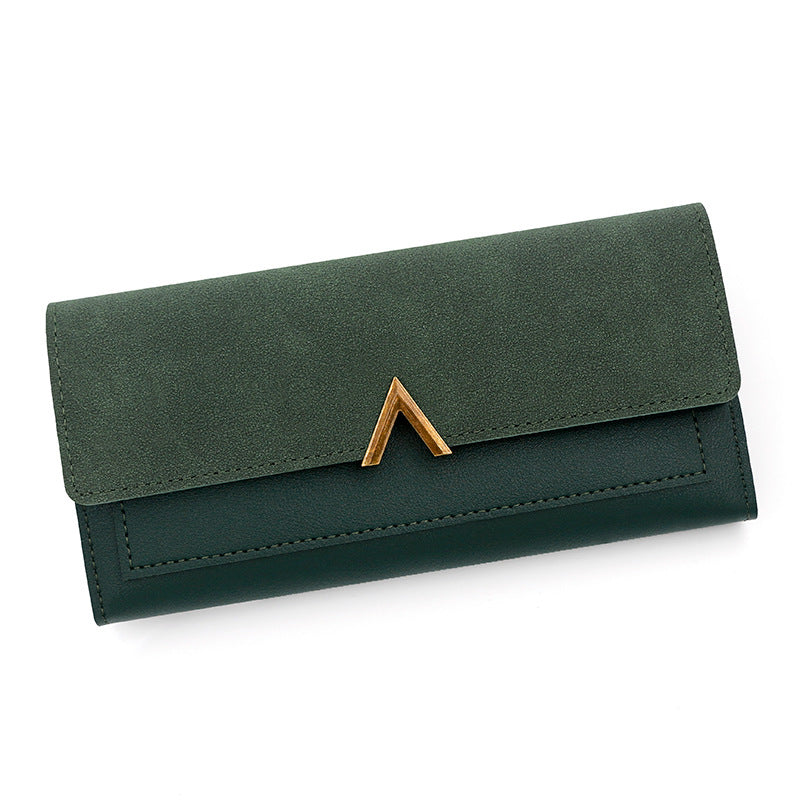 Cartera larga sencilla y de moda para mujer