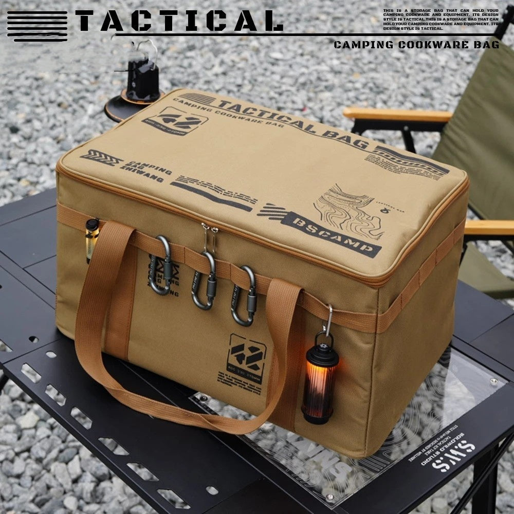 Bolsa de almacenamiento de herramientas tácticas para acampar al aire libre de gran capacidad