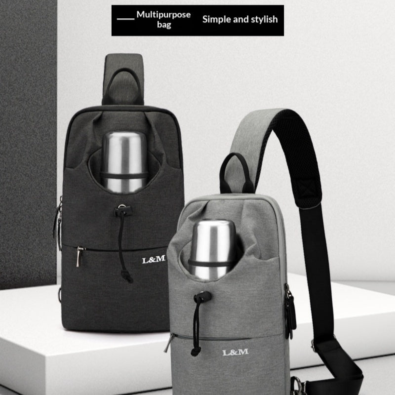 Bolso bandolera de gran capacidad para ciclismo para hombre