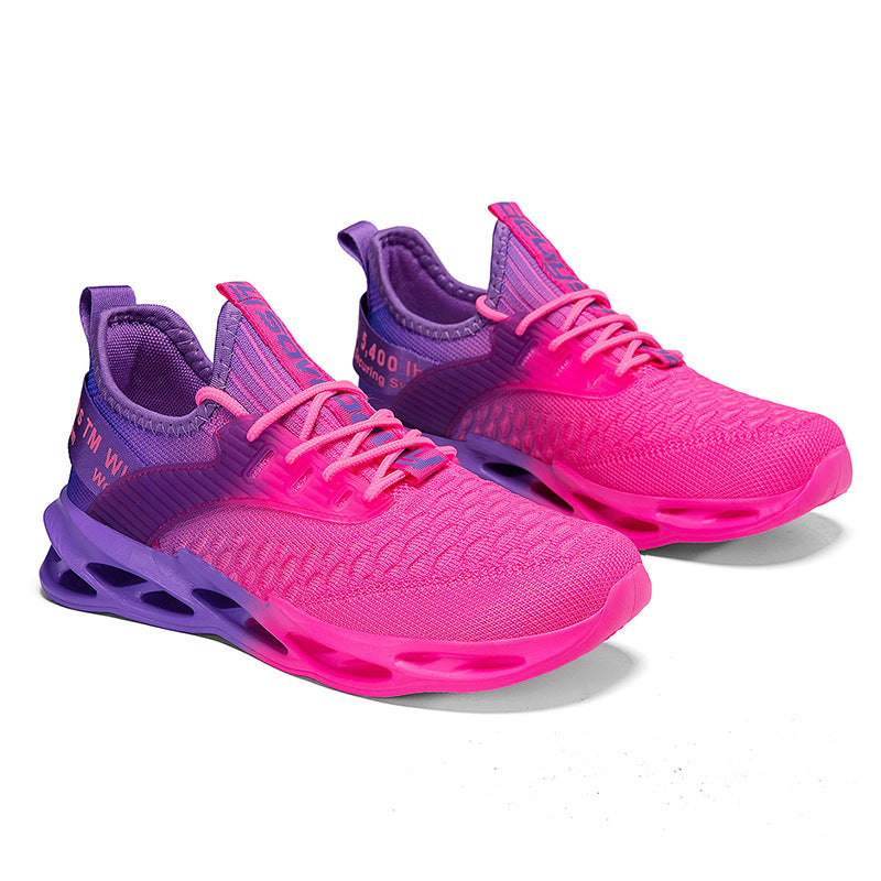 Zapatillas de running informales para parejas Flyknit de talla grande