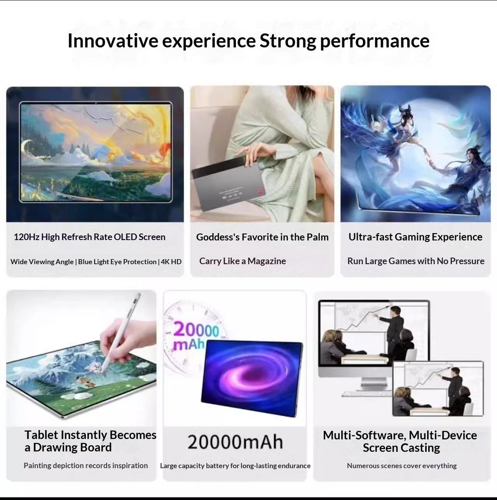 Dimensity 9300 Tablet Device For Gaming And Office Work