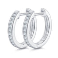 Top-quality Moissanite Luxury And Fashionable Light Luxury Jewelry Silver Stud Earrings S925 Silver Plated Platinum
