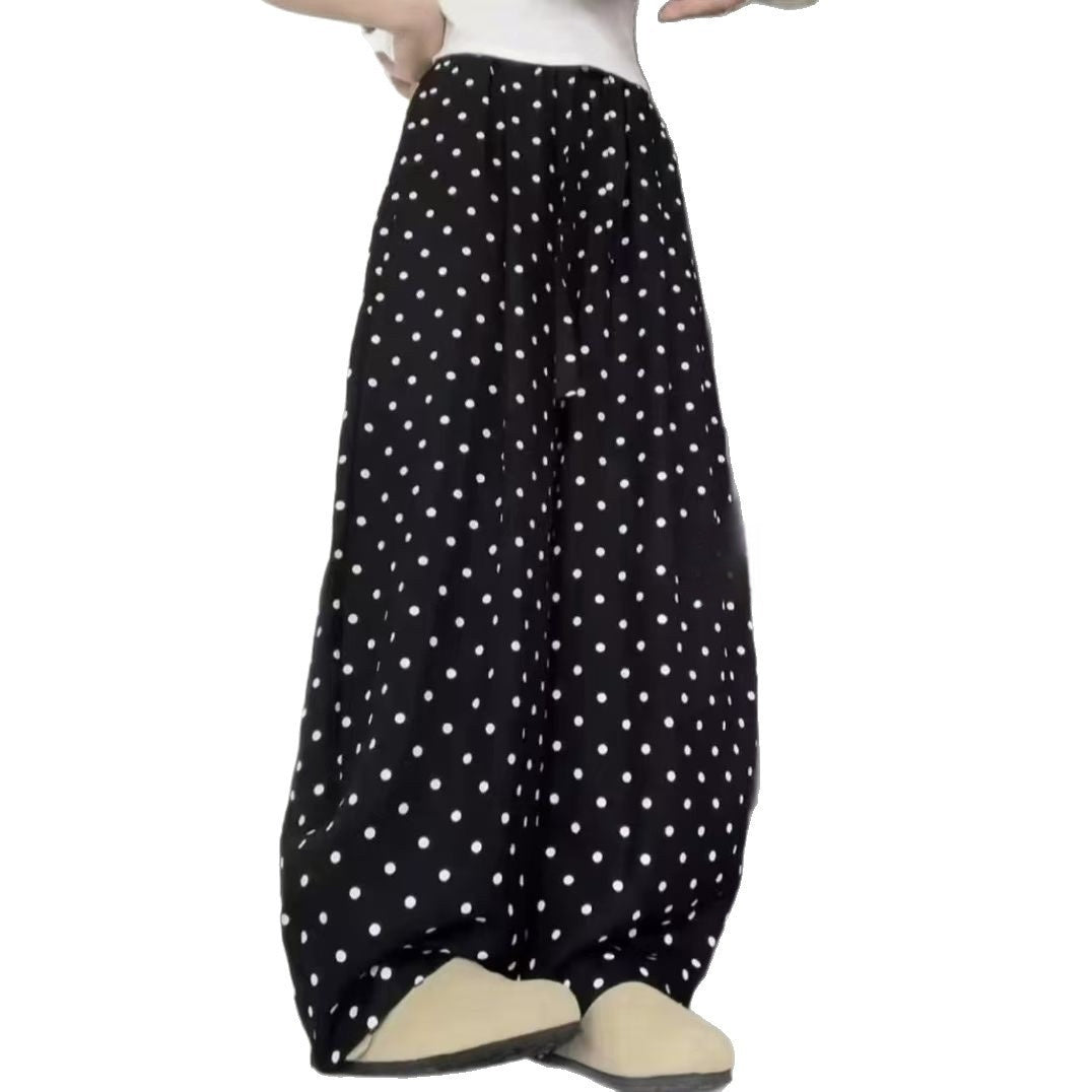 Pantalones rectos de cintura alta transpirables para mujer con cordón ajustable