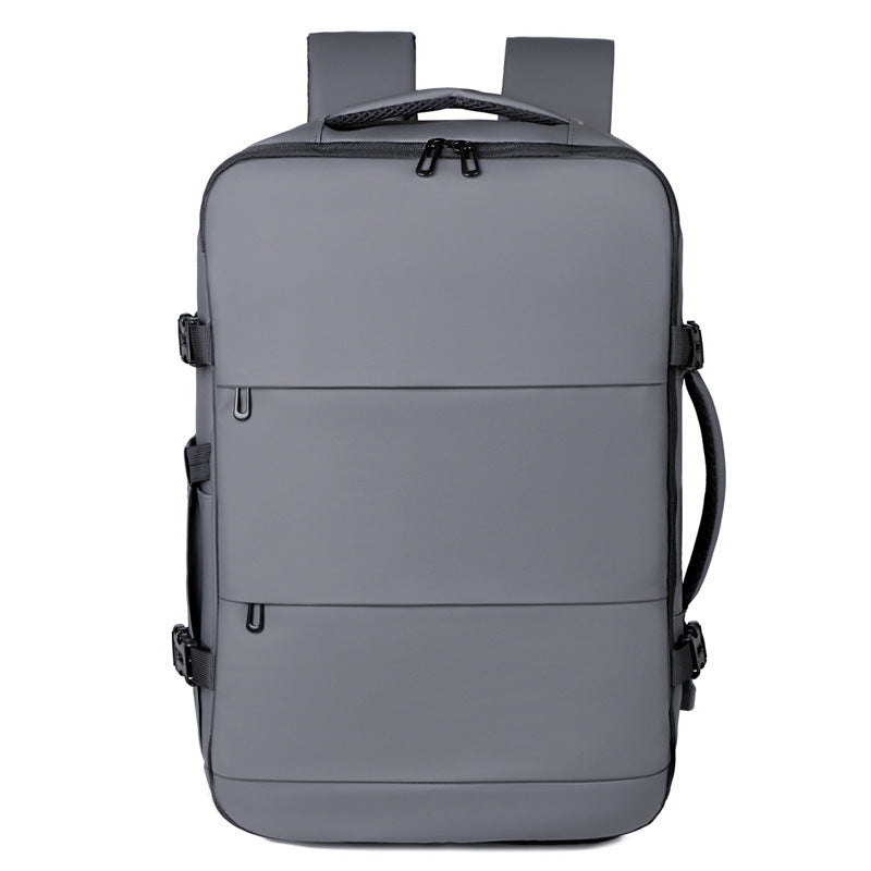 Mochila de viaje con compartimento para zapatos de gran capacidad