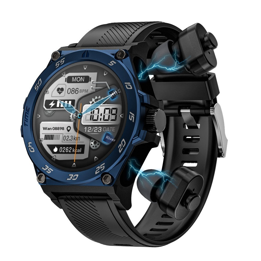 Reloj inteligente con llamadas Bluetooth y auriculares TWS en uno