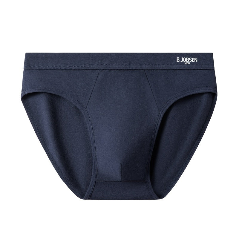 Calzoncillos de algodón transpirables para hombre con entrepierna de algodón antibacteriano.