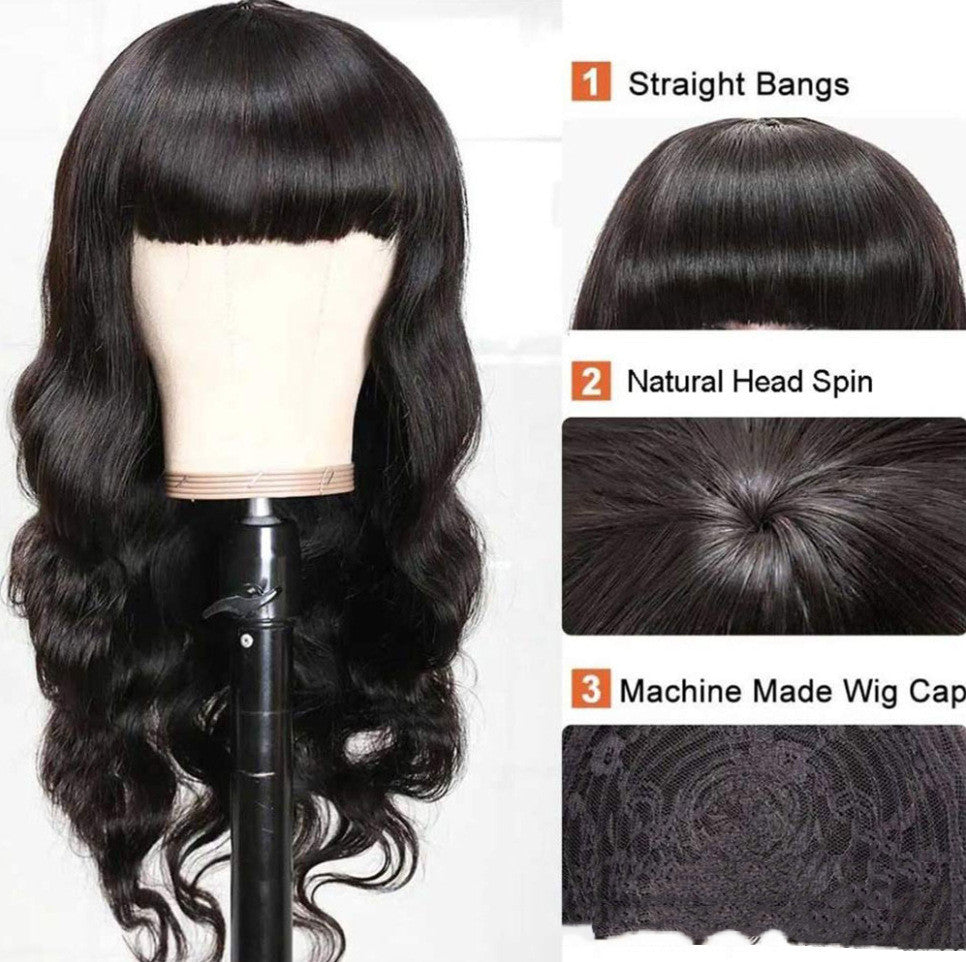 Pelucas BODY WAVE totalmente hechas a máquina sin encaje