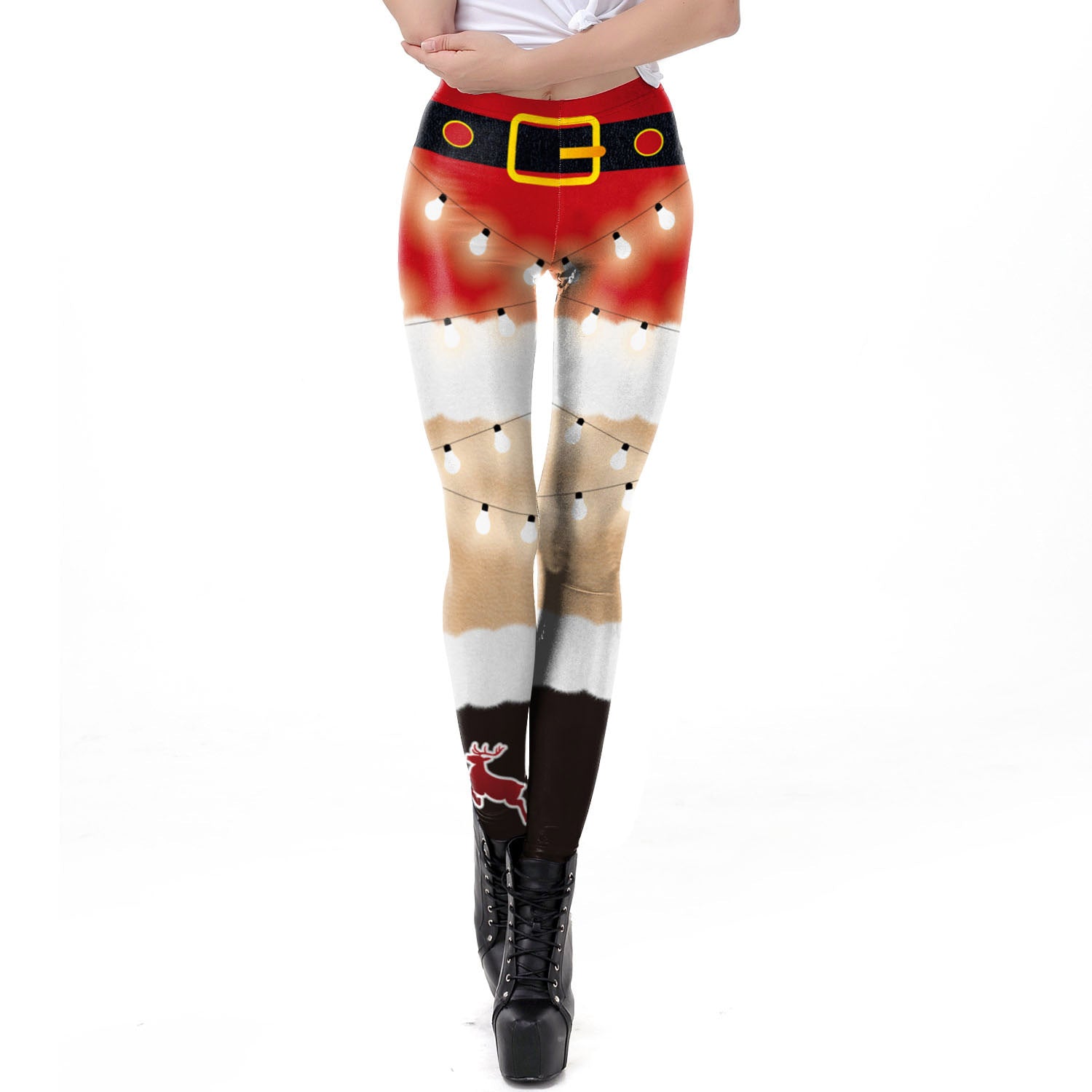 Leggings ajustados con estampado digital 3D sexy