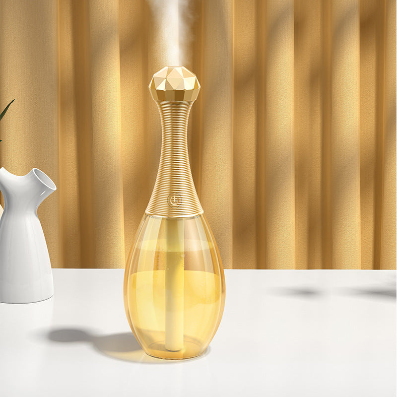 Mini humidificador USB portátil y silencioso con botella de perfume