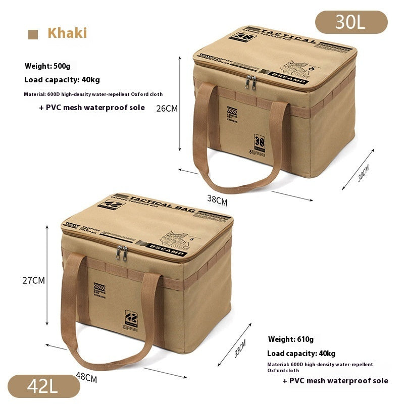 Bolsa de almacenamiento de herramientas tácticas para acampar al aire libre de gran capacidad