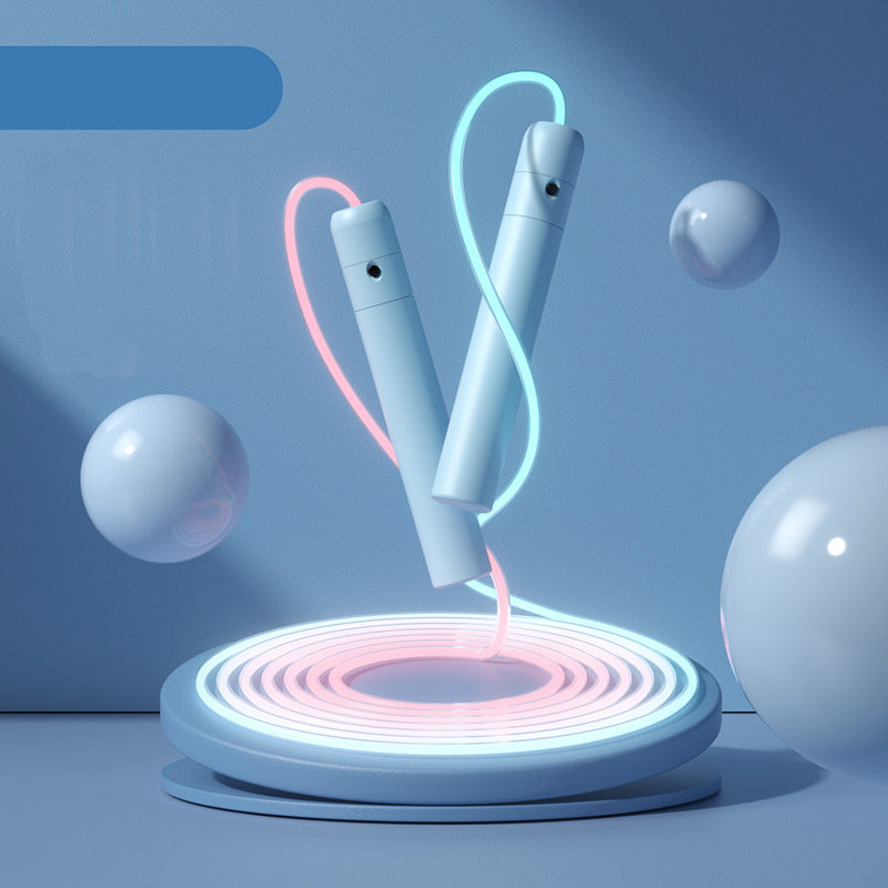 Cuerda luminosa de fibra óptica para deportes y fitness