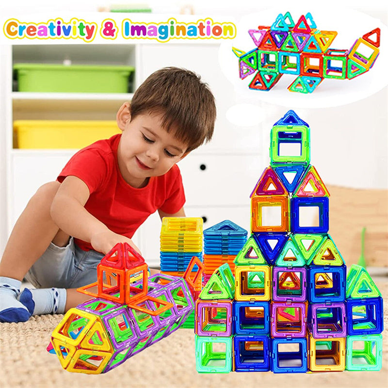 Bloques de construcción magnéticos DIY, imanes, juguetes para niños, juego de construcción de diseño, regalos para niños, juguetes
