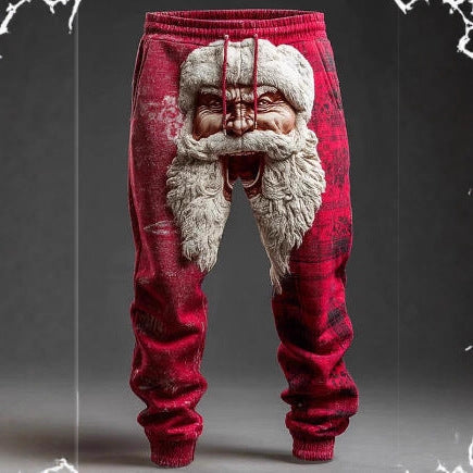 Mens Stylish Casual Printed Drawstring Sweatpants