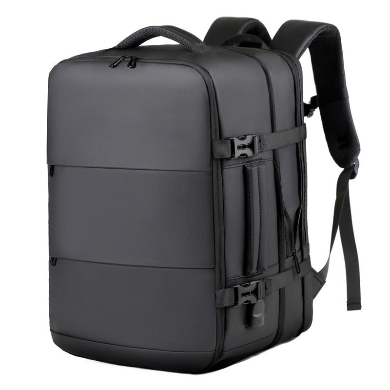 Mochila de viaje con compartimento para zapatos de gran capacidad