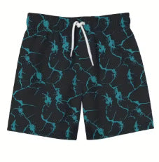 Mens Fashionable Casual Lightning-Print Shorts
