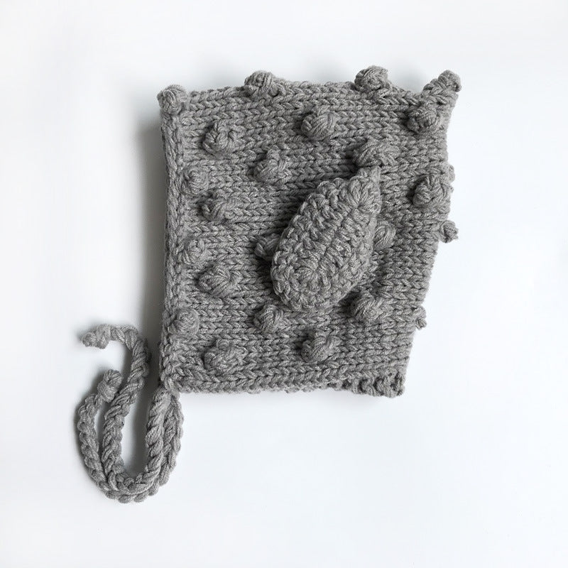 Protectores auditivos cálidos hechos a mano, de estilo coreano, para bebés y niños pequeños.