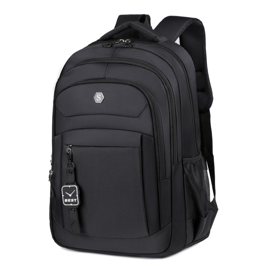Mochila de viaje elegante y de alta capacidad para exteriores, ideal para estudiantes universitarios y portátiles.