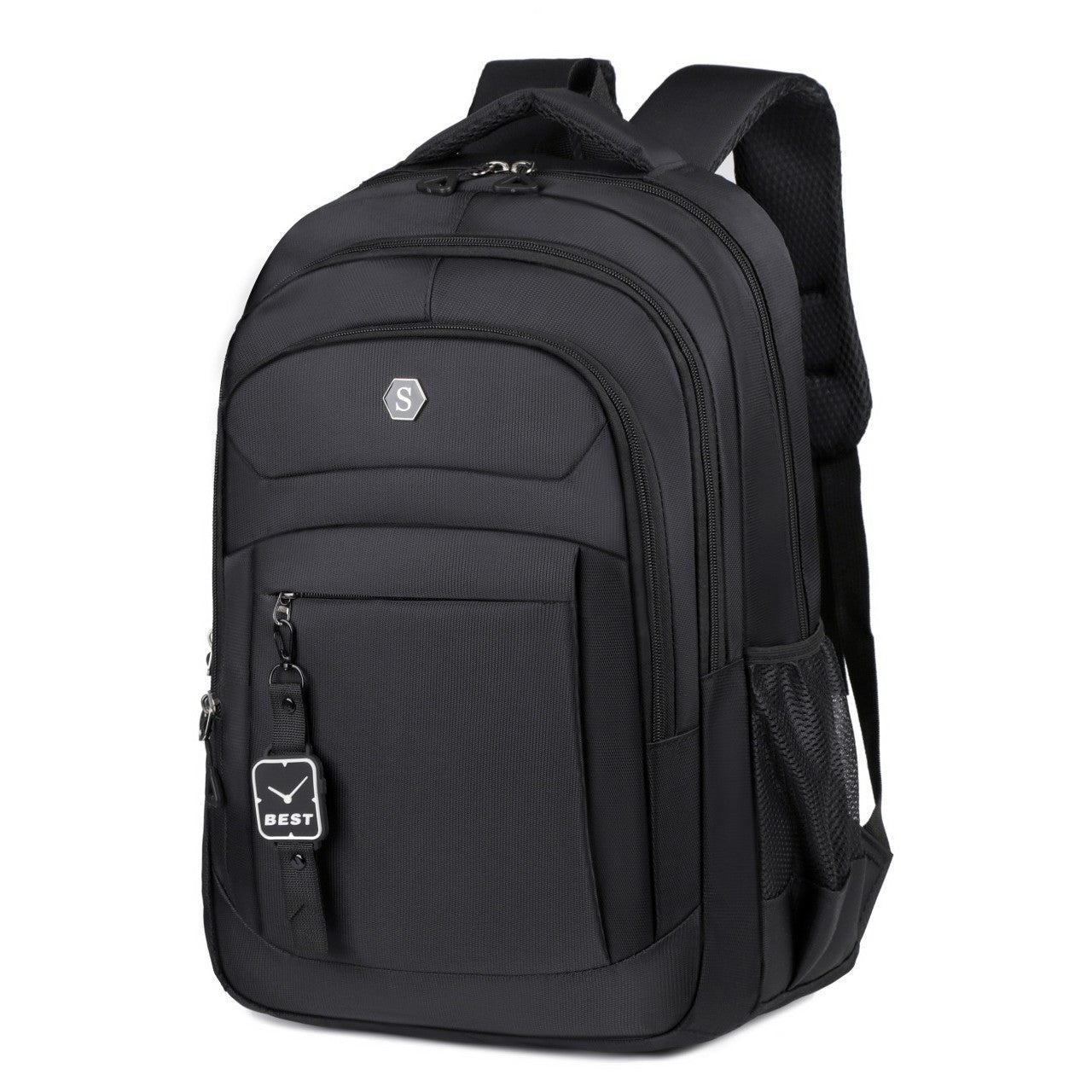 Mochila de viaje elegante y de alta capacidad para exteriores, ideal para estudiantes universitarios y portátiles.