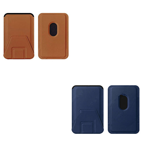 Soporte para teléfono móvil, tarjetero, tarjetero plegable, adhesivo para tarjetas, tarjetero magnético multifuncional.