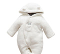 Ropa de bebé cordero invierno algodón acolchado ropa bebé recién nacido bebé engrosamiento de la piel subir ropa siamesa algodón