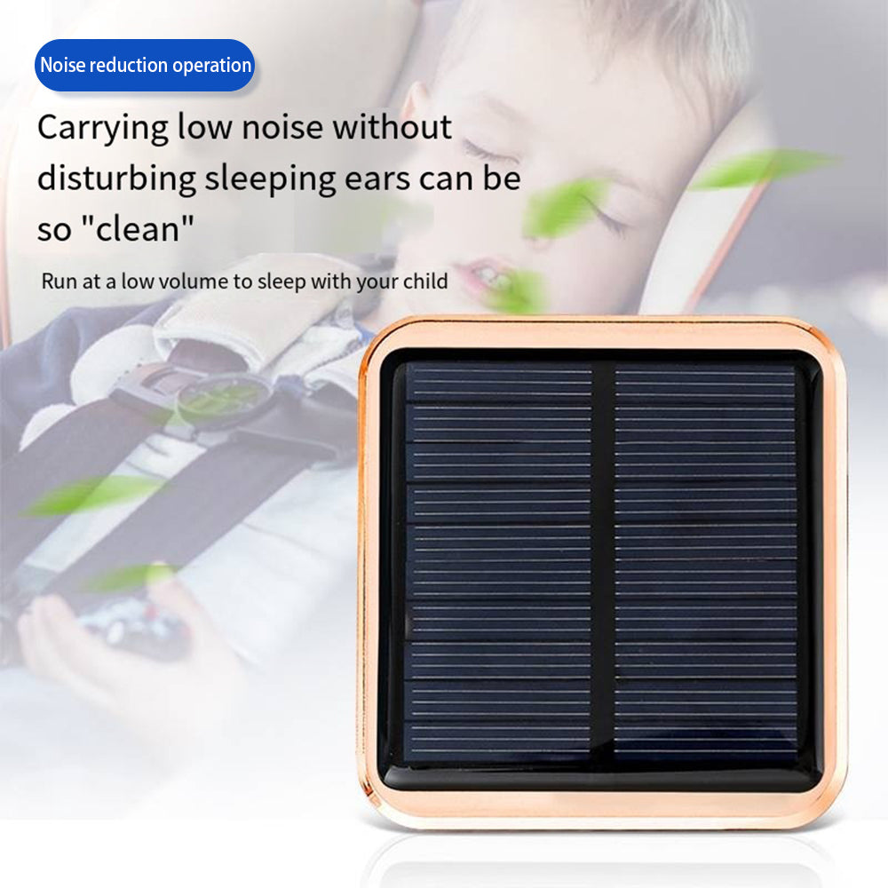 Dispositivo de purificación de aire, desodorización, esterilización y desinfección con energía solar para automóvil.