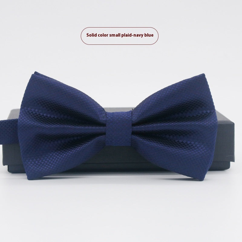 Corbata de lazo para novio, de color liso, para boda, negocios, informal, para hombre