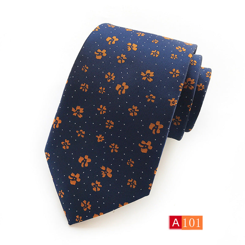 Corbata de jacquard de poliéster para hombre, informal y formal