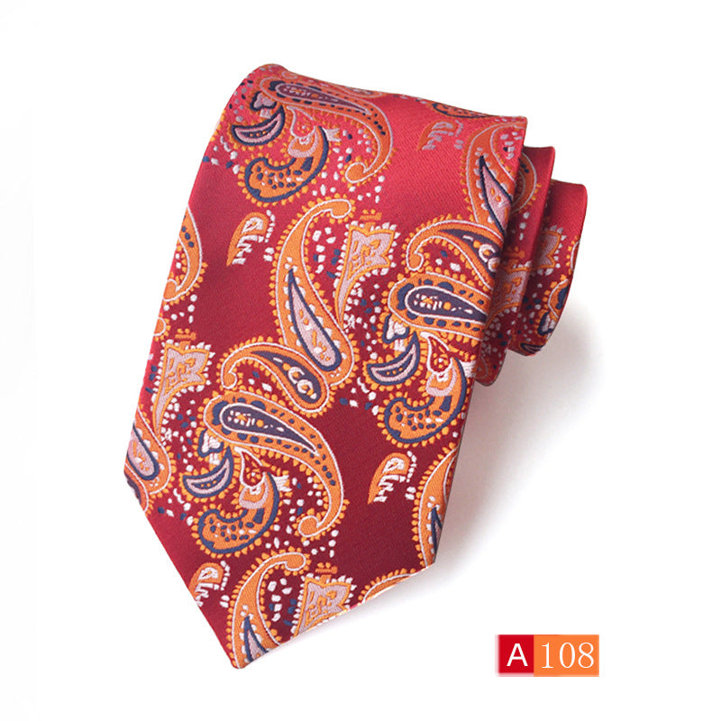 Corbata de jacquard de poliéster para hombre, informal y formal