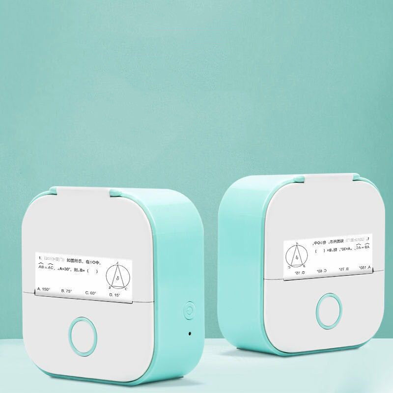 Mini impresora térmica portátil de etiquetas, impresora de fotos para el hogar, impresora de preguntas incorrectas para estudiantes, mini impresora de etiquetas compatible con Bluetooth, etiqueta de precio