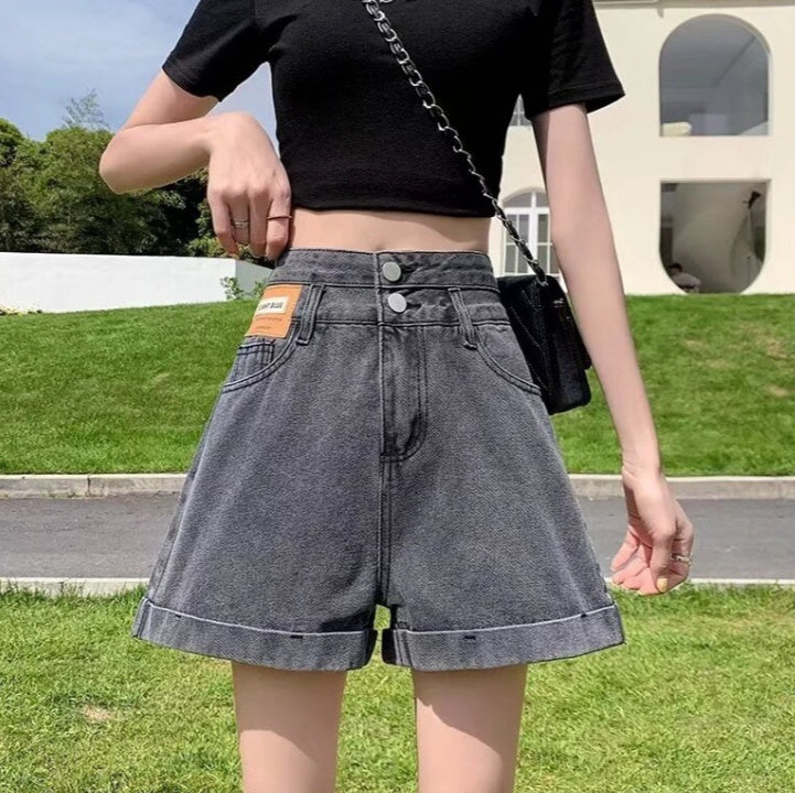 Pantalones cortos adelgazantes sueltos de verano para mujer