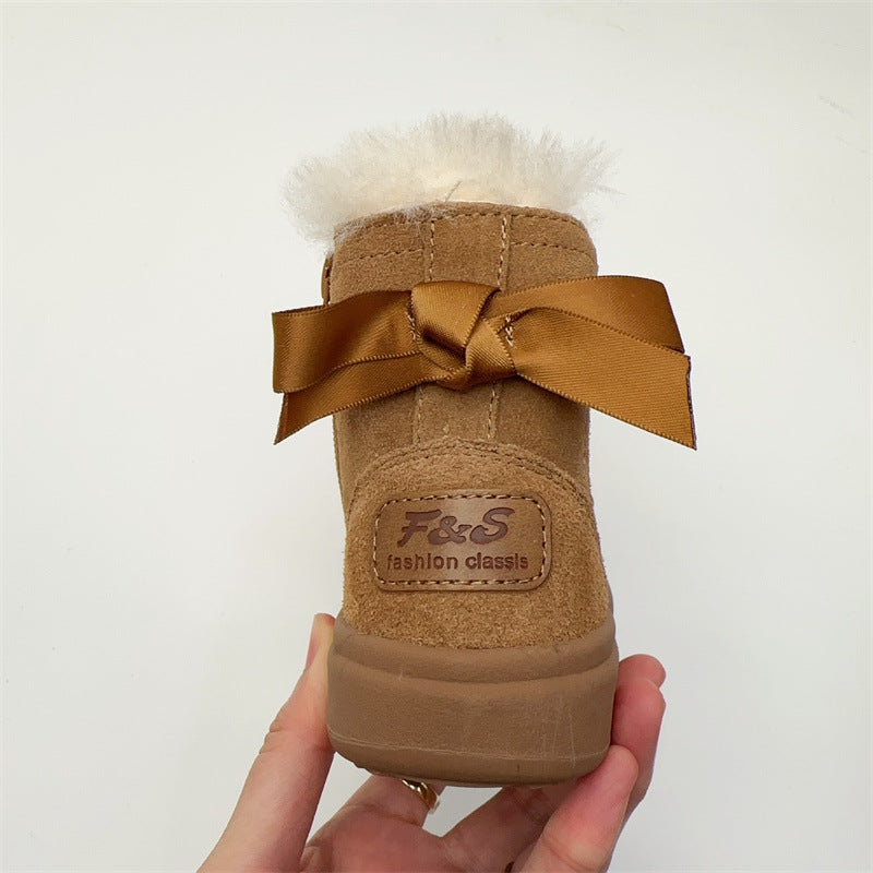 Botas de algodón con pelo integrado para niños