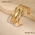 Stainless Steel Simple Opening Bracelet