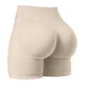 Seamless Three-panel Outerwear Sports Shorts For A Peachy Butt