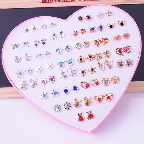 Conjunto de pendientes para niñas pequeñas - Niñas