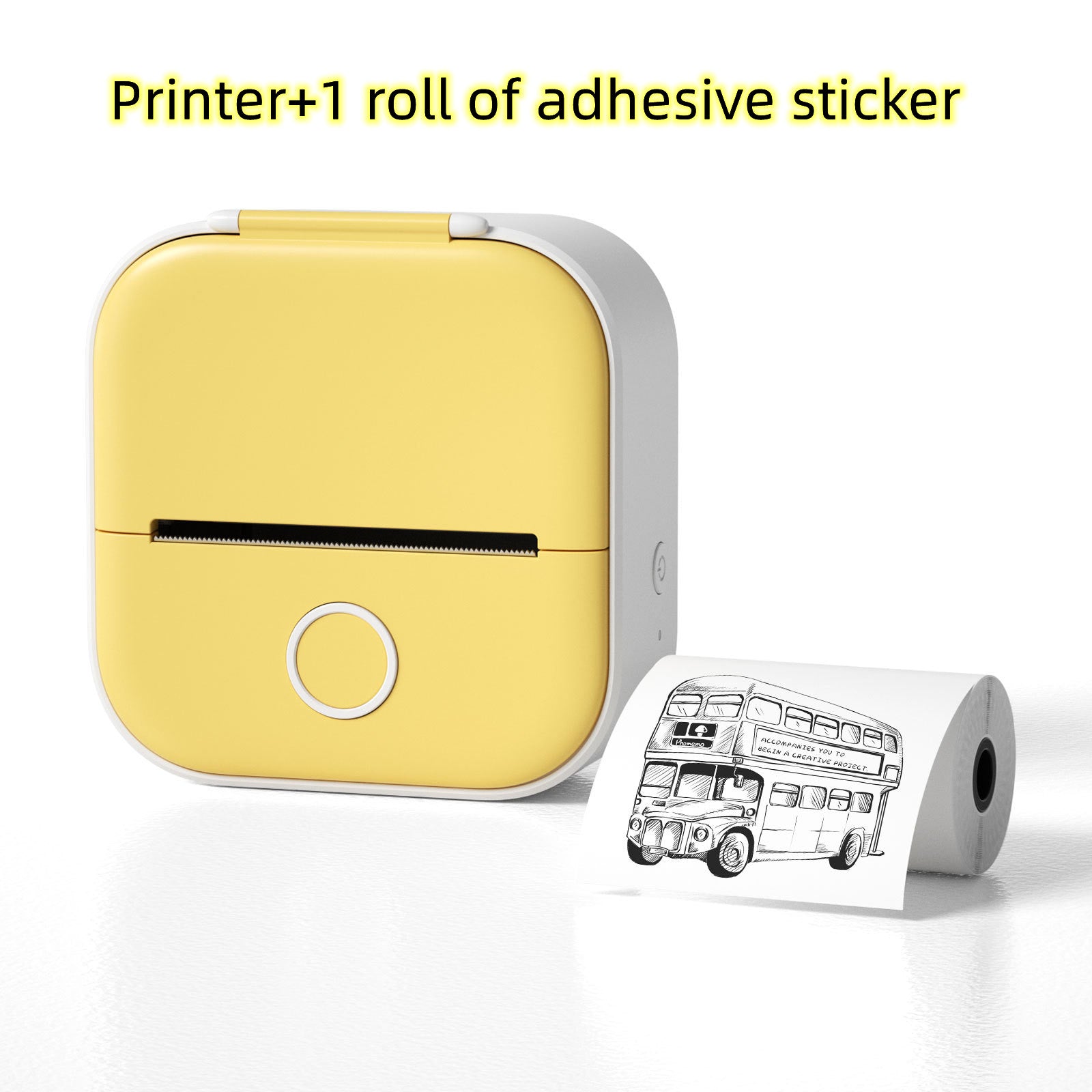 Mini impresora térmica portátil de etiquetas, impresora de fotos para el hogar, impresora de preguntas incorrectas para estudiantes, mini impresora de etiquetas compatible con Bluetooth, etiqueta de precio