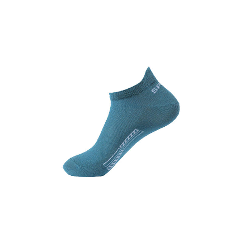 Calcetines deportivos bajos de malla transpirable para hombre