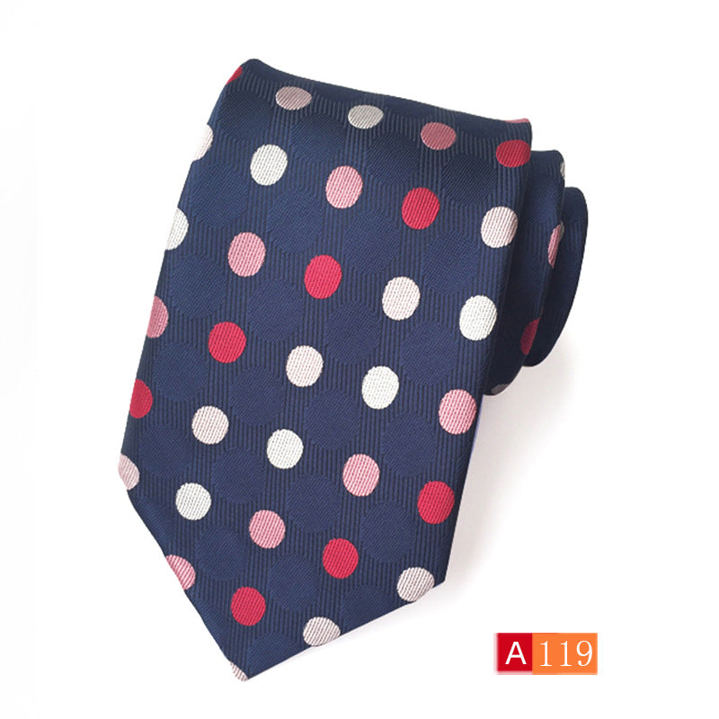 Corbata de jacquard de poliéster para hombre, informal y formal