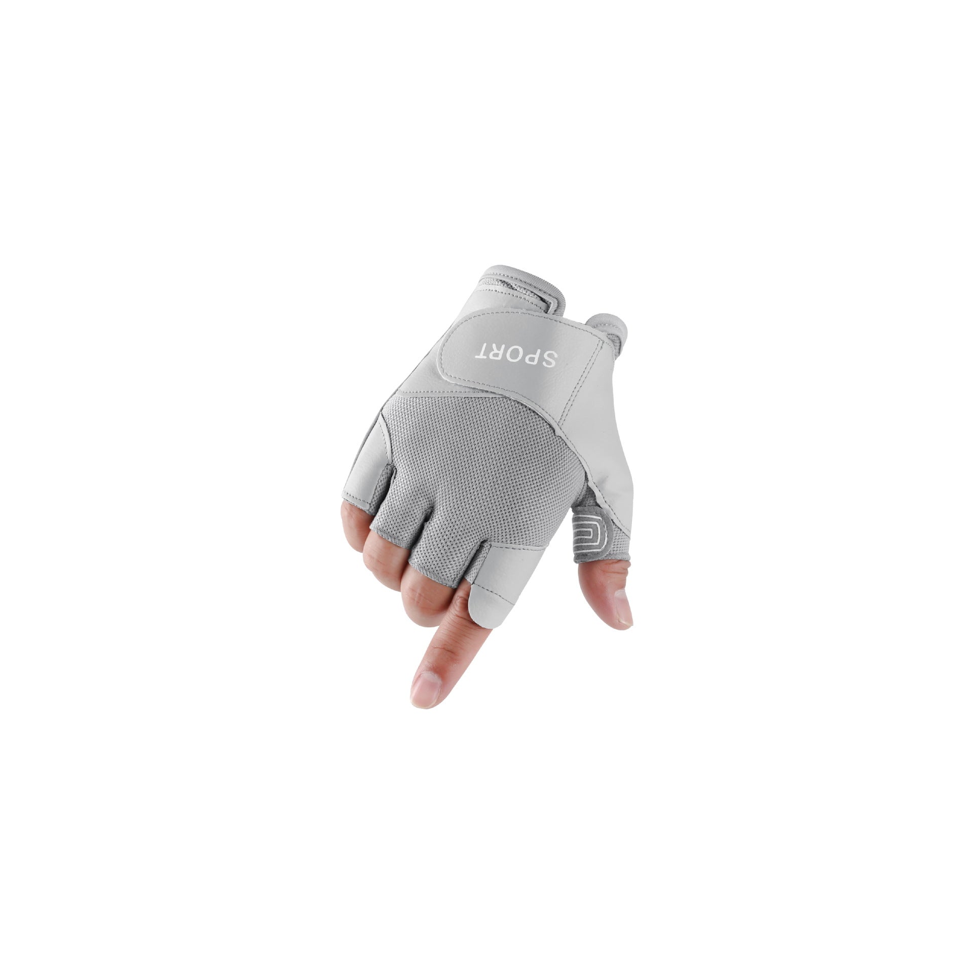 Guantes de medio dedo ligeros y transpirables para hombre y mujer, ideales para ciclismo, senderismo y fitness.