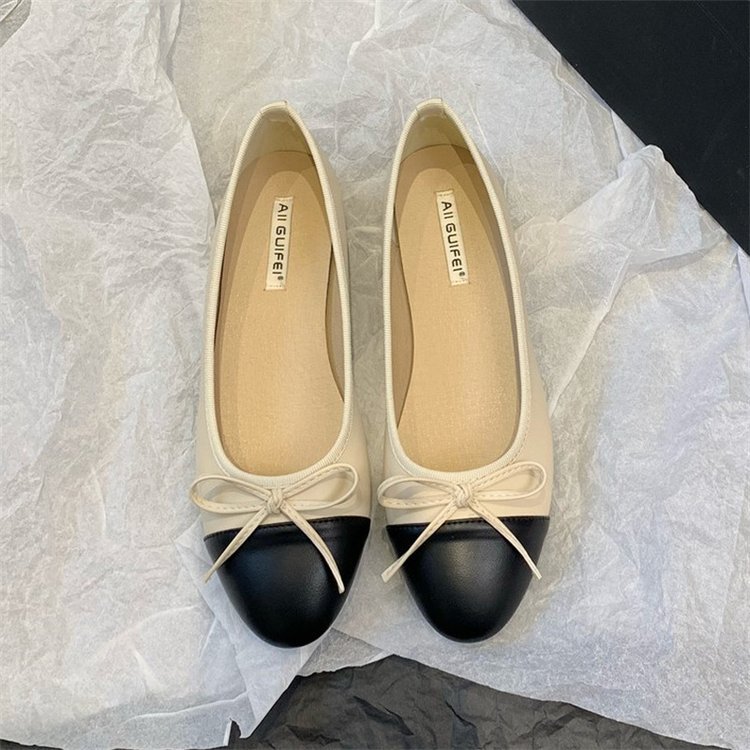 Zapatos planos bajos y versátiles para mujer