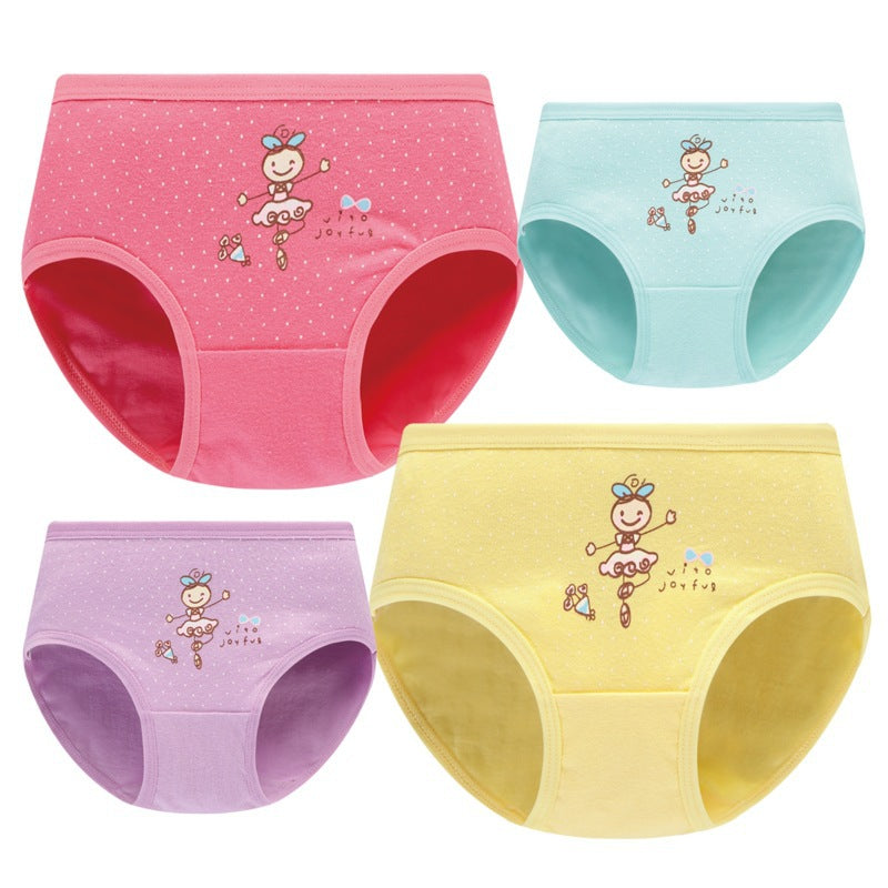 Ropa interior para niñas, ropa interior de algodón para niños, calzoncillos para bebés, pantalones cortos para estudiantes.