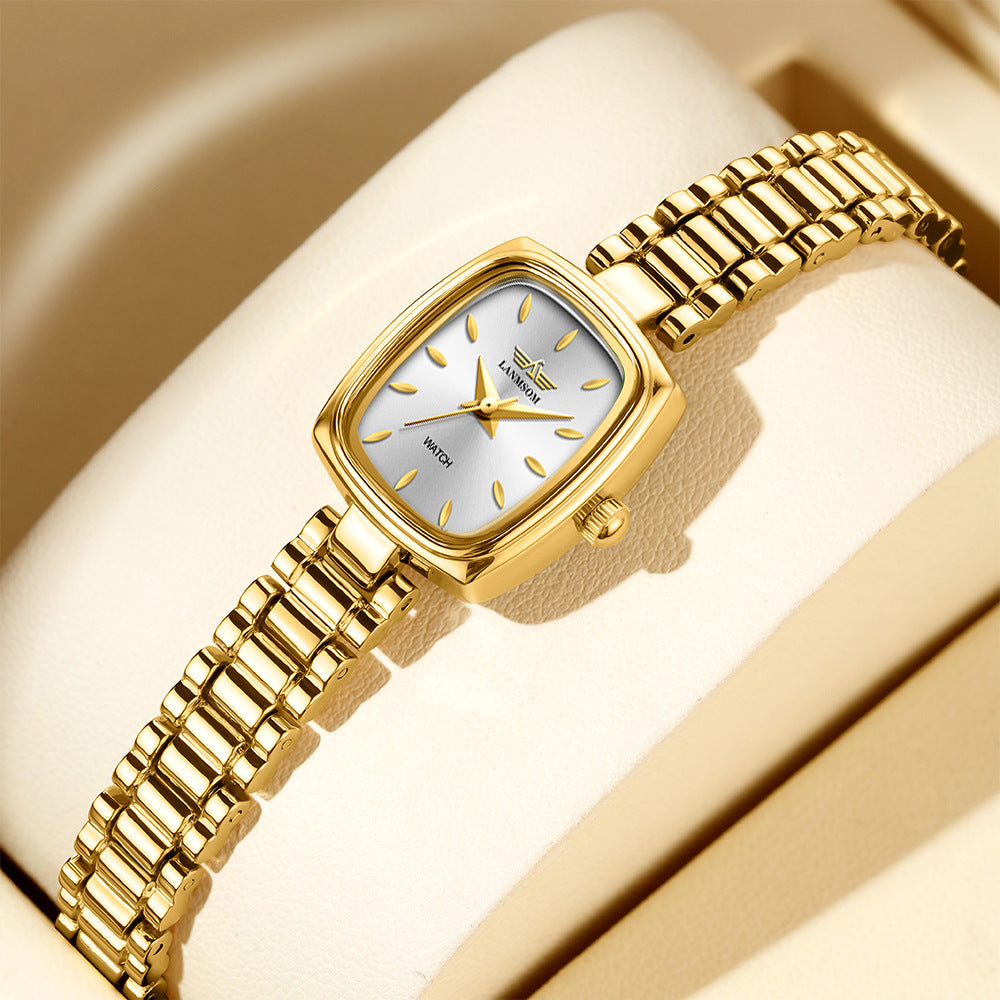 Reloj vintage pequeño dorado Niche para mujer
