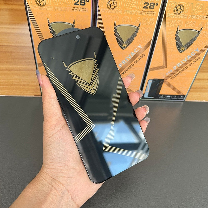 Protector de pantalla de vidrio templado HD 8 para teléfono móvil, antiespía, 12 Pro, venta al por mayor
