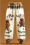 Mens Stylish Casual Printed Drawstring Sweatpants