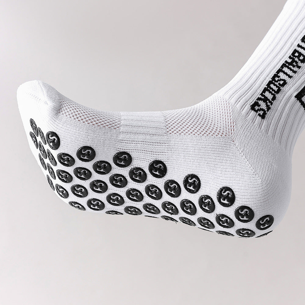Calcetines deportivos para hombre con adhesivo de puntos de nailon para un agarre antideslizante.