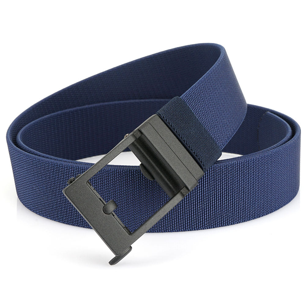 Mens Elastic Fashion Casual Outdoor Sports Tactical Belt With Automatic Buckle