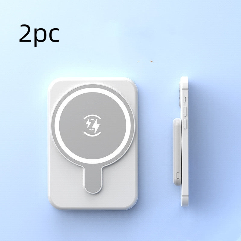Mini banco de energía inalámbrico magnético de carga rápida de 5000 mAh portátil