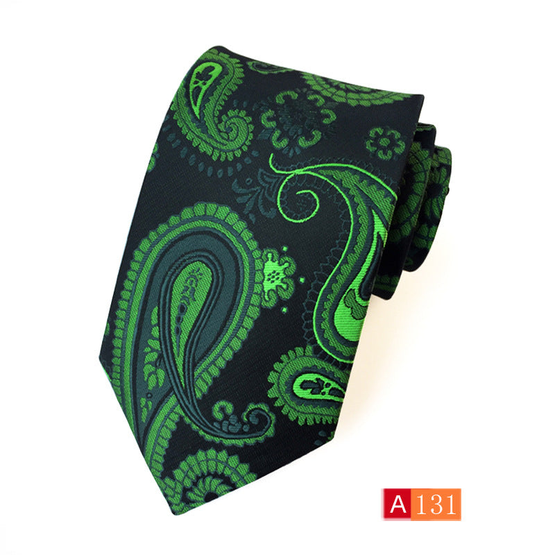 Corbata de jacquard de poliéster para hombre, informal y formal