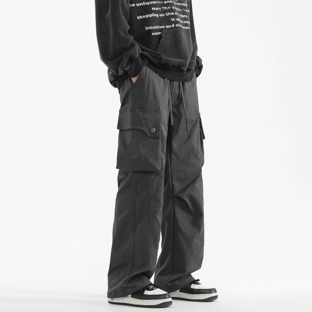 Pantalones de trabajo casuales holgados para hombre para verano